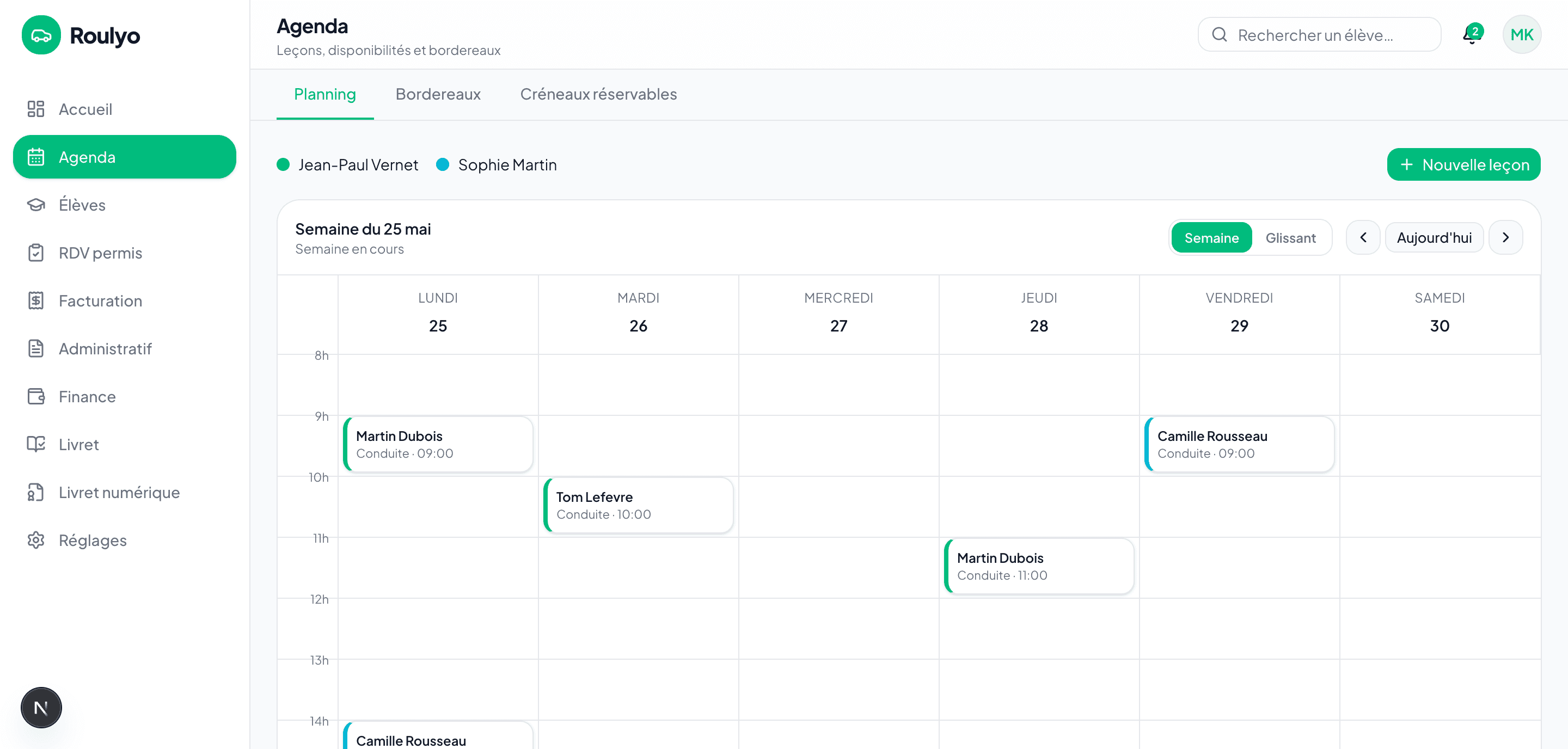Planning Roulyo